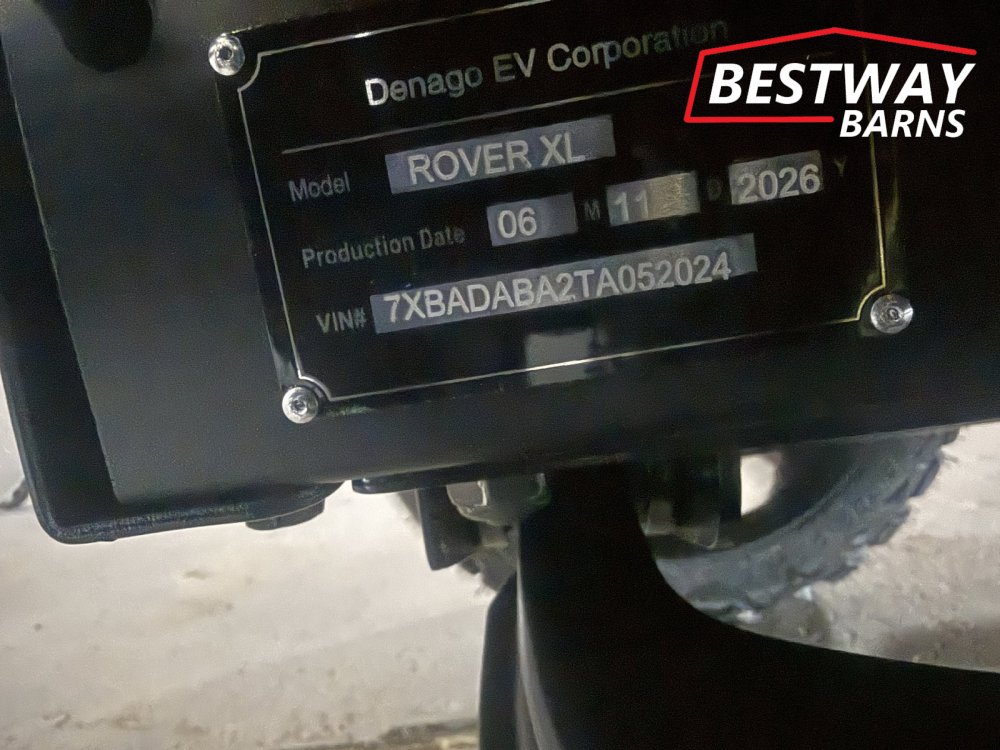 New 2026 Denago EV ROVER XL WHITE Golf Cart