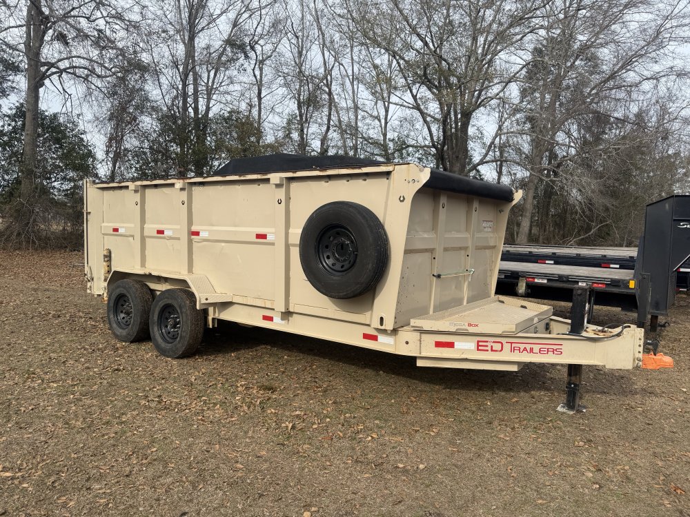 REPO 2025 ED Trailers 7X16 HIGH SIDE Dump