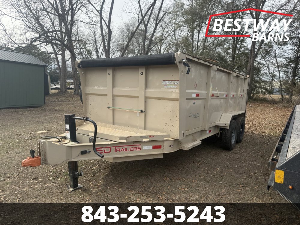 REPO 2025 ED Trailers 7X16 HIGH SIDE Dump