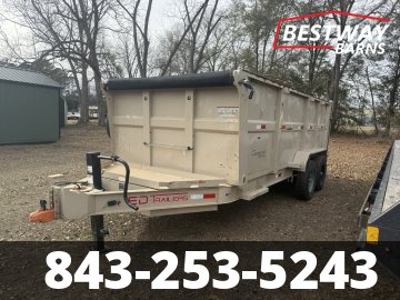 REPO 2025 ED Trailers 7X16 HIGH SIDE Dump