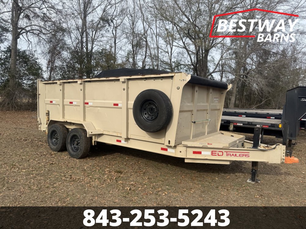 REPO 2025 ED Trailers 7X16 HIGH SIDE Dump