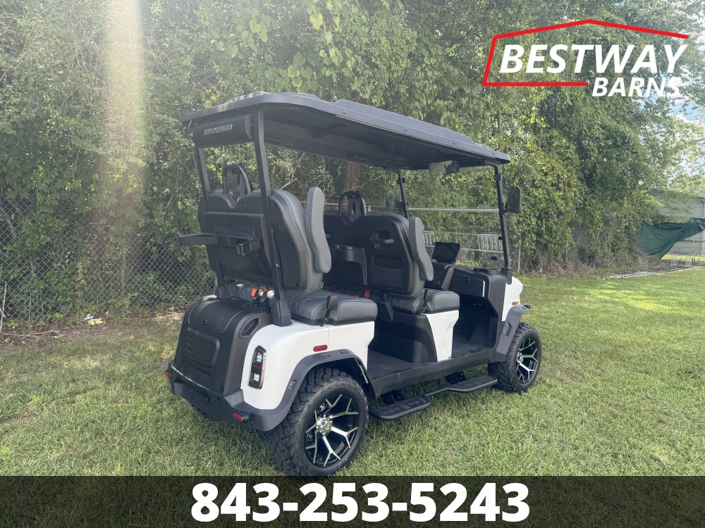 New 2026 Denago EV ROVER XL-T MATTE WHITE Golf Cart