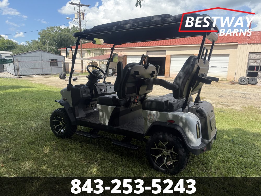 New 2026 Denago EV ROVER XL-T MATTE WHITE Golf Cart