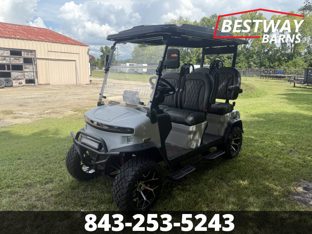 New 2026 Denago EV ROVER XL-T MATTE WHITE Golf Cart
