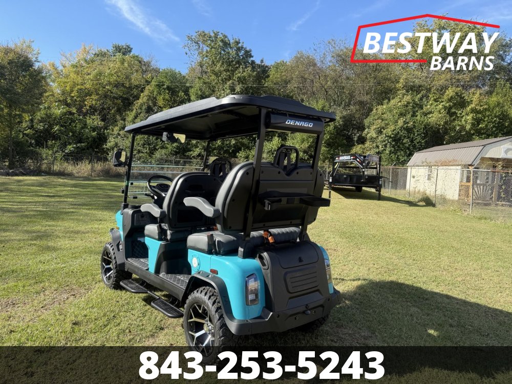 New 2026 Denago EV ROVER XL-T AQUA Golf Cart