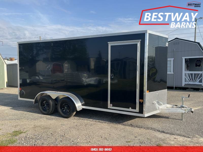 New 2027 Alcom EZEC 7 X 16 XLT Pro Freedom 250 Enclosed Cargo