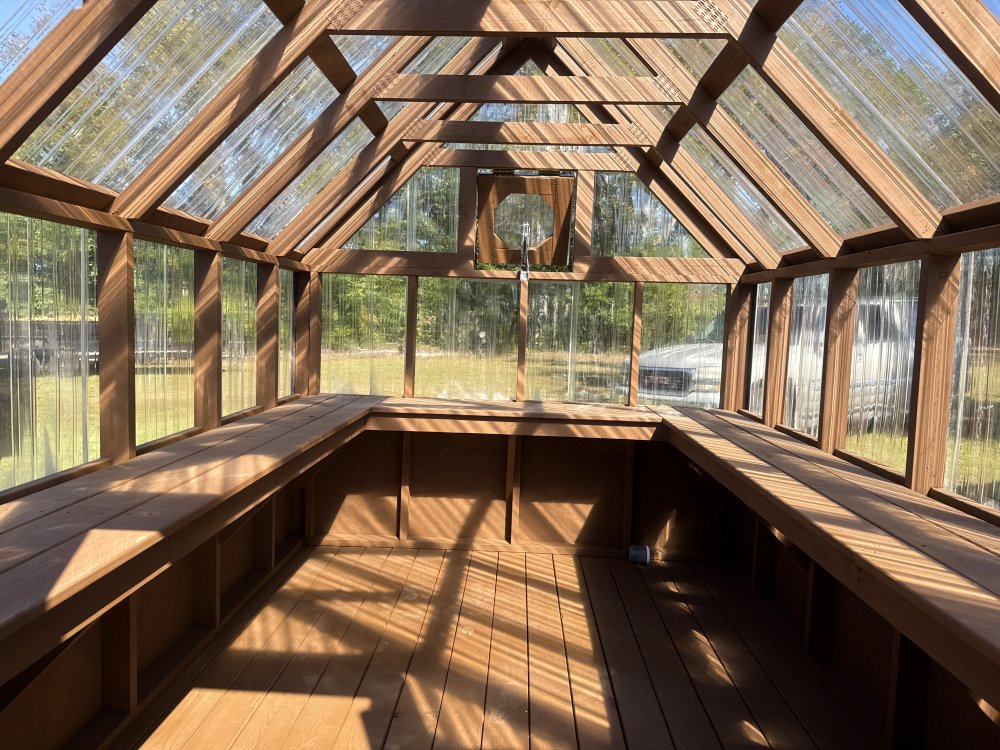 New 2025 Old Hickory 8X12 GREENHOUSE Utility Shed