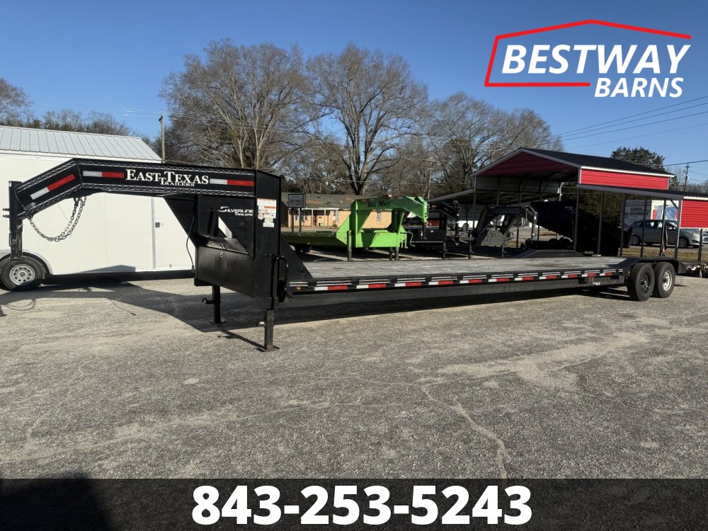 REPO 2025 East Texas 102 X 40 DRIVE OVER FENDER GOOSENECK Car Hauler