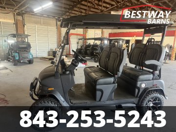 New 2026 Denago EV ROVER XL-T MATTE BLACK Golf Cart