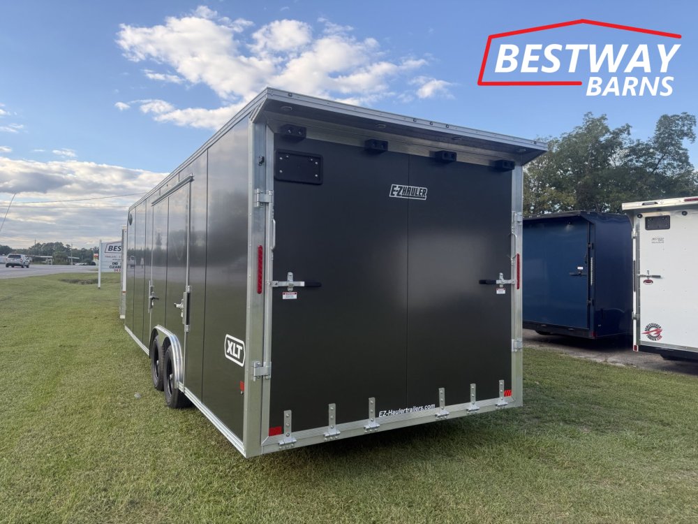 New 2027 Alcom EZEC 8.5 X 24 CAR HAULER XLT Pro Freedom 250 Enclosed Cargo