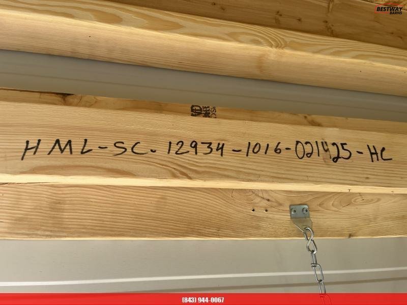 New 2025 Old Hickory 10x16 METAL Barn