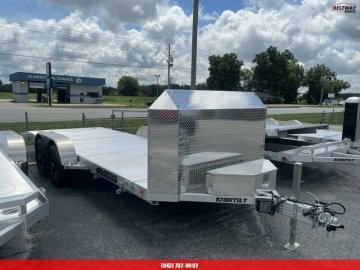 New 2025 Aluma 8218 Anniversary Tilt Car Hauler
