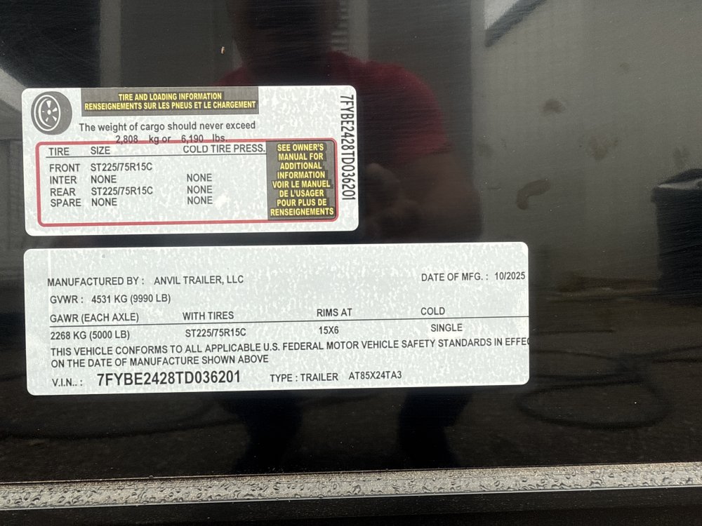 New 2026 Anvil Trailers 8.5 X 24' BLACKOUT Enclosed Cargo