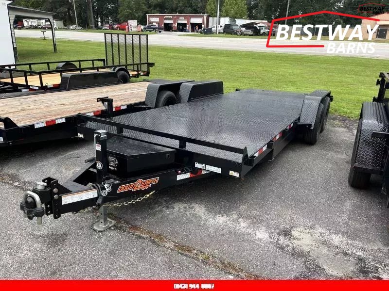New 2026 Down 2 Earth 82X20 POWER TILT SOLID STEEL Deck Car Hauler