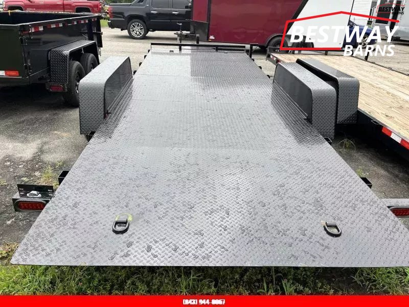New 2026 Down 2 Earth 82X20 POWER TILT SOLID STEEL Deck Car Hauler