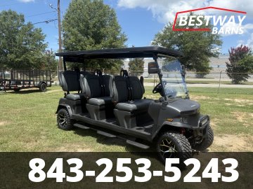 New 2026 Denago EV ROVER XXL-T MATTE BLACK Golf Cart