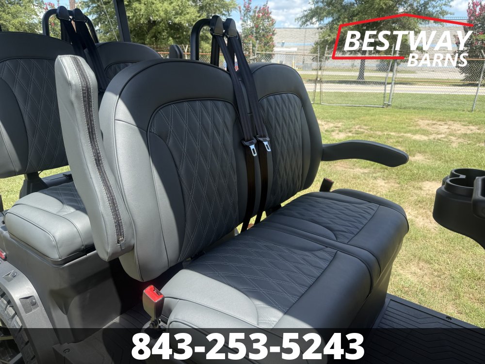 New 2026 Denago EV ROVER XXL-T MATTE BLACK Golf Cart