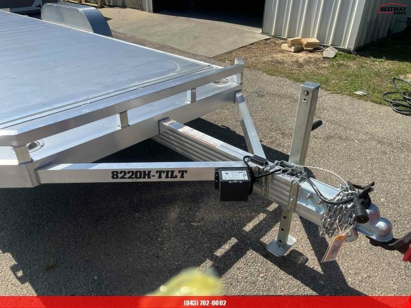 New 2025 Aluma 8220H HEAVY Tilt Car Hauler
