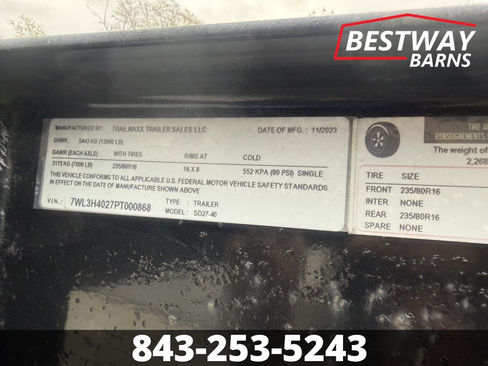 REPO 2023 Trail Maxx GOOSENECK Equipment