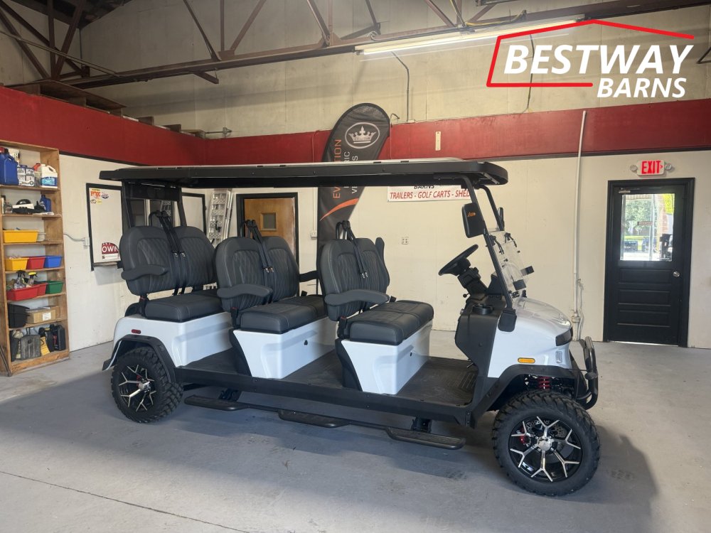 New 2026 Denago EV ROVER XXL-T WHITE Golf Cart