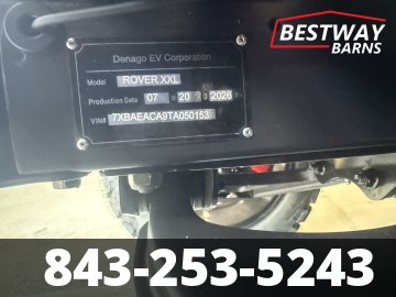 New 2026 Denago EV ROVER XXL-T WHITE Golf Cart