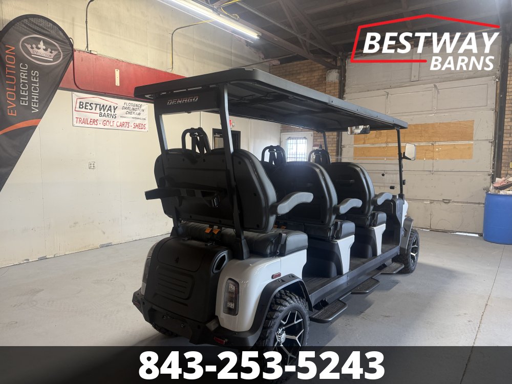 New 2026 Denago EV ROVER XXL-T WHITE Golf Cart