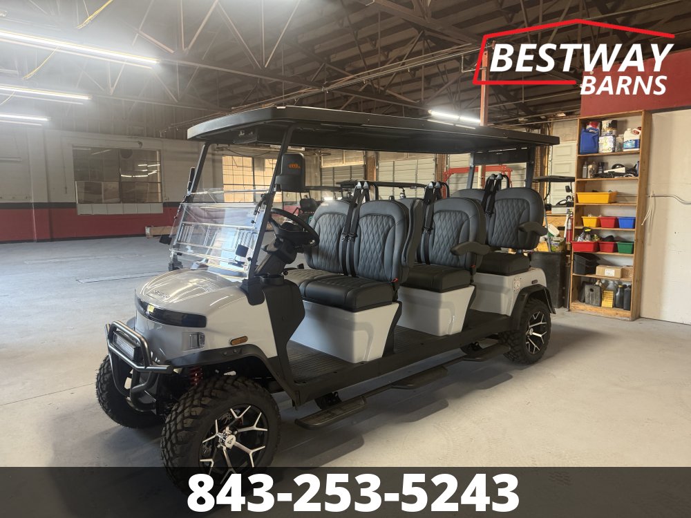 New 2026 Denago EV ROVER XXL-T WHITE Golf Cart