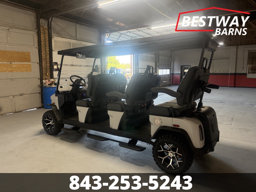 New 2026 Denago EV ROVER XXL-T WHITE Golf Cart