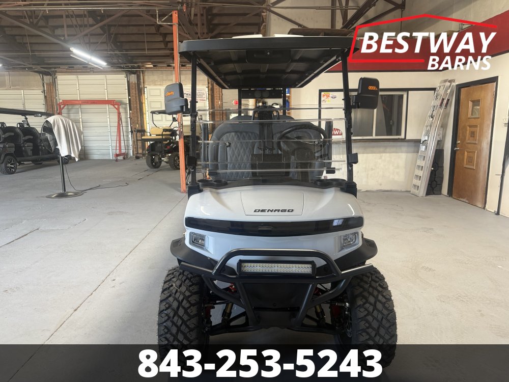 New 2026 Denago EV ROVER XXL-T WHITE Golf Cart