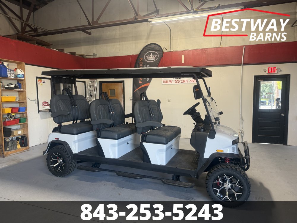 New 2026 Denago EV ROVER XXL-T WHITE Golf Cart