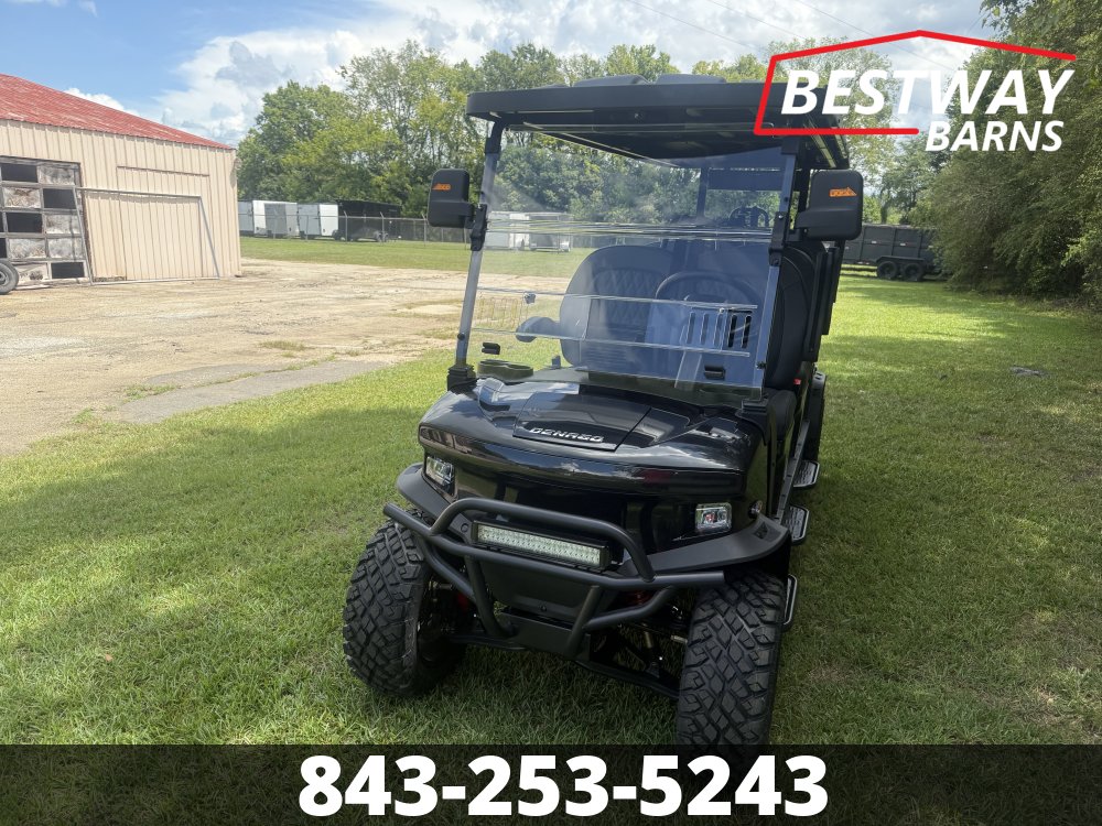 New 2026 Denago EV ROVER XXL-T BLACK Golf Cart