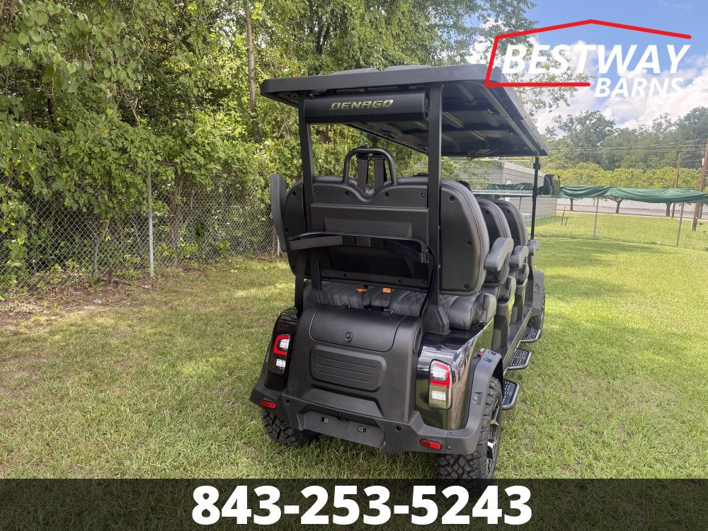 New 2026 Denago EV ROVER XXL-T BLACK Golf Cart
