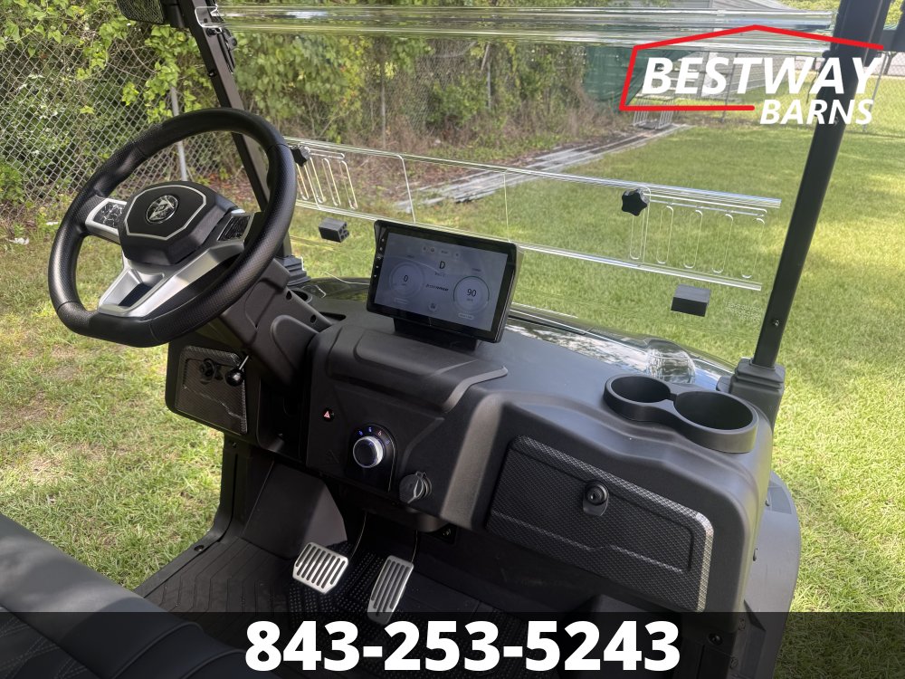 New 2026 Denago EV ROVER XXL-T BLACK Golf Cart