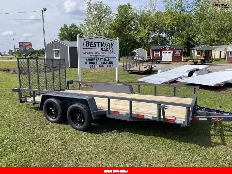 New 2026 Down 2 Earth Trailers 76 X 14 LANDSCAPE Utility