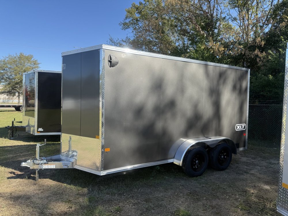 New 2026 Alcom 7X14 TANDEM ALUMINUM Enclosed Cargo