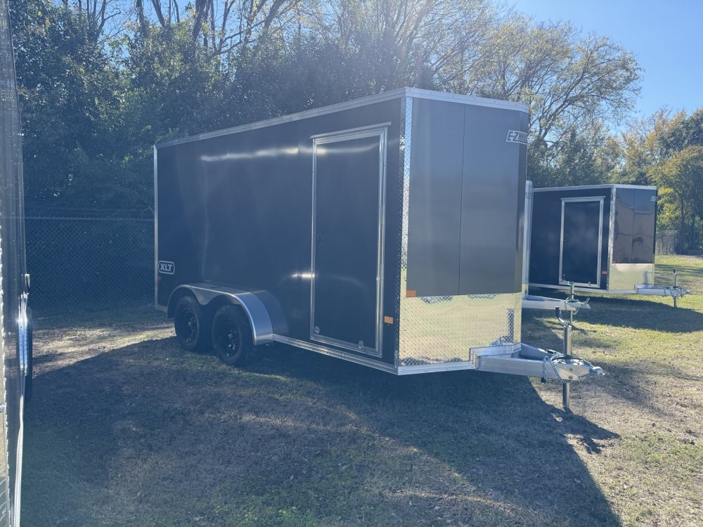 New 2026 Alcom 7X14 TANDEM ALUMINUM Enclosed Cargo