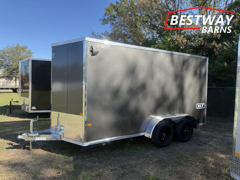 New 2026 Alcom 7X14 TANDEM ALUMINUM Enclosed Cargo