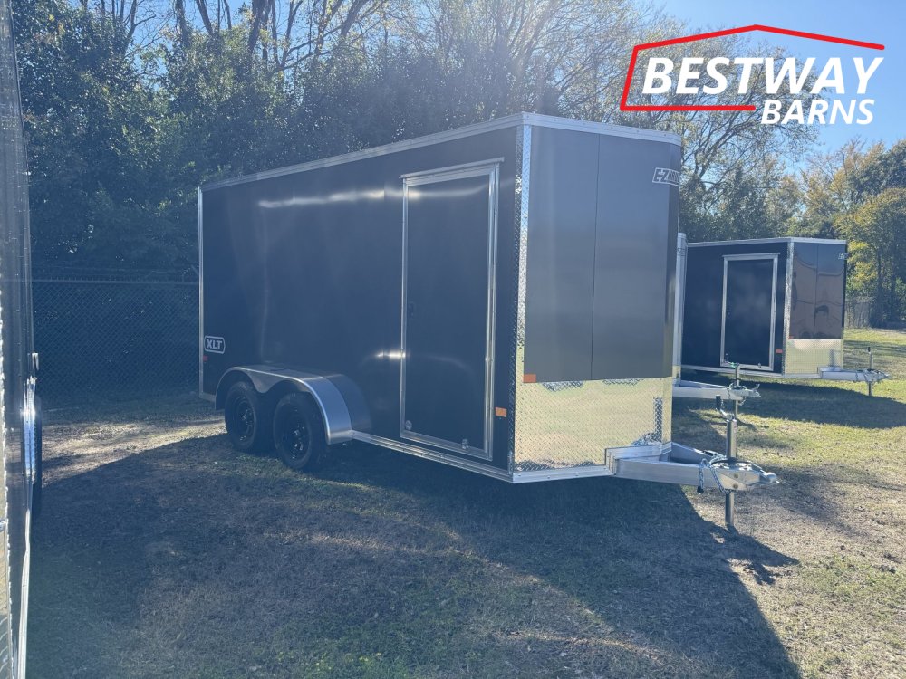 New 2026 Alcom 7X14 TANDEM ALUMINUM Enclosed Cargo