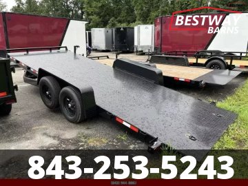 New 2026 Down 2 Earth 82X20 POWER TILT SOLID STEEL Deck Car Hauler