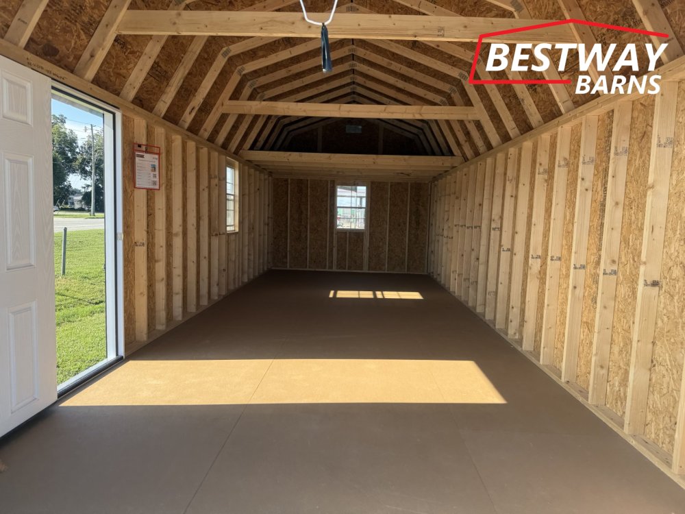 New 2026 Old Hickory 12x28 GARAGE Barn