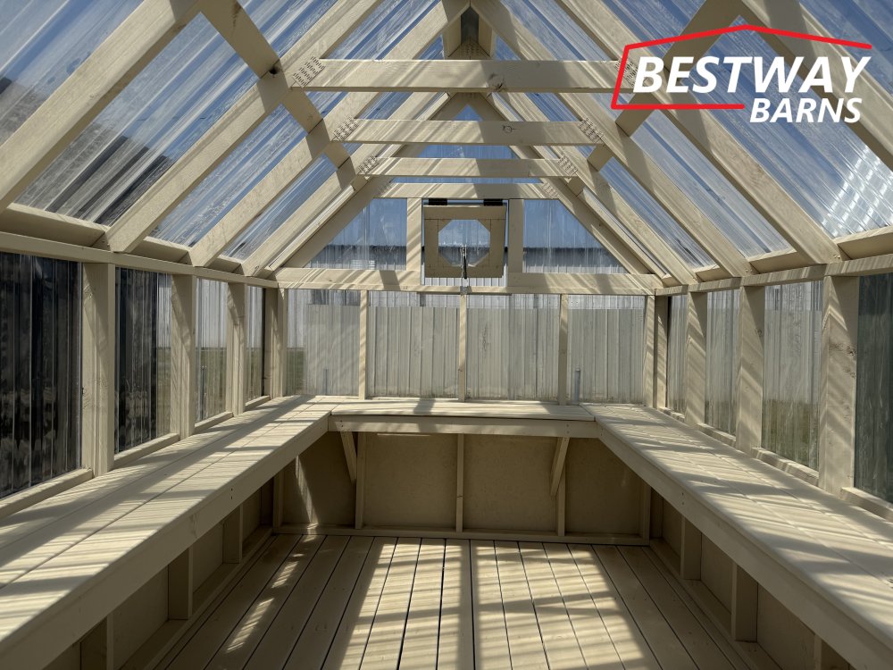 New 2026 Old Hickory 8X12 GREENHOUSE Utility Shed