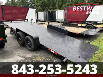 New 2026 Down 2 Earth 82X20 POWER TILT SOLID STEEL Deck Car Hauler