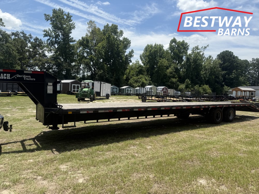 REPO 2023 Davidson 102 x 40 Gooseneck Equipment Trailer Equipment