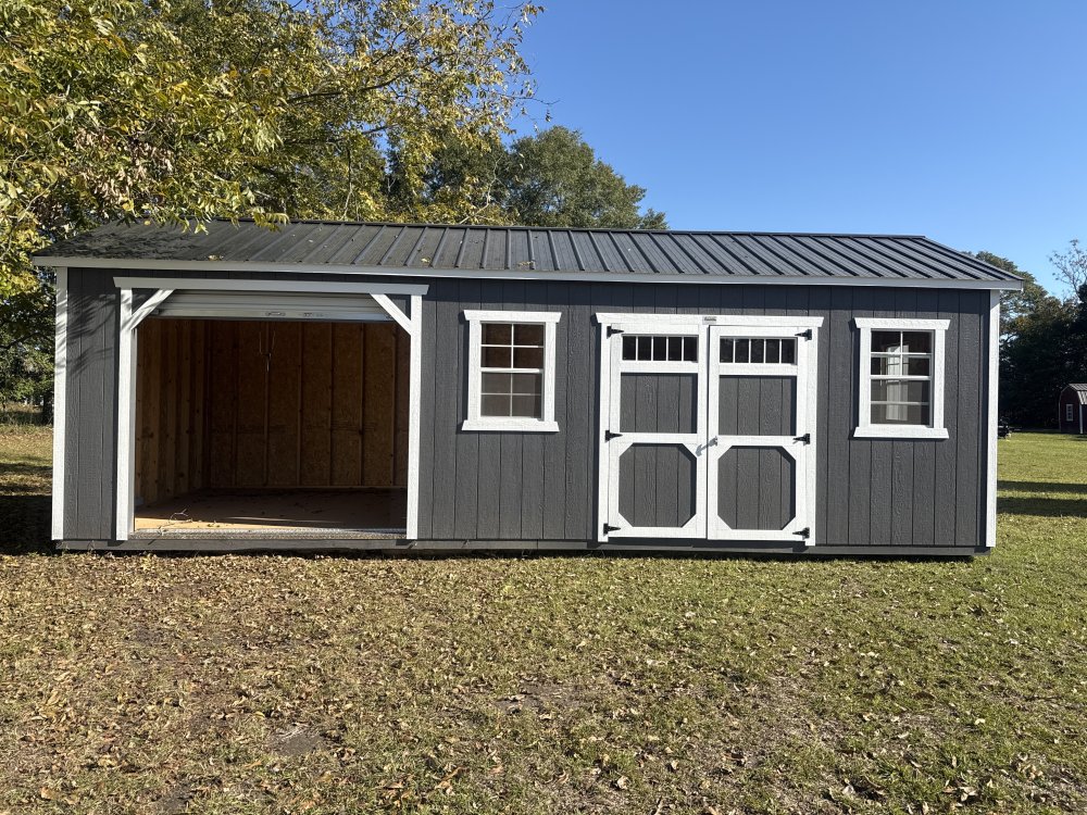 New 2025 Old Hickory 12X28 SIDE GARAGE Utility Shed