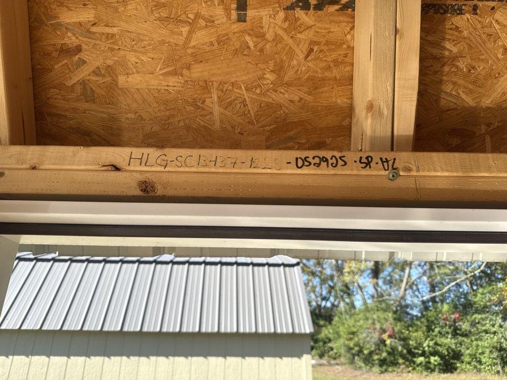 New 2025 Old Hickory 12X28 GARAGE Barn