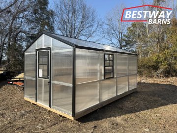 New 2026 Heritage Building 10 X 16 GREENHOUSE Utility Shed