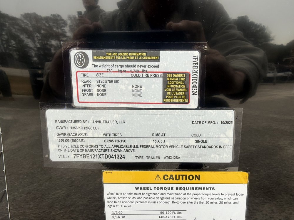 New 2026 Anvil Trailers 6X12 BLACKOUT Enclosed Cargo