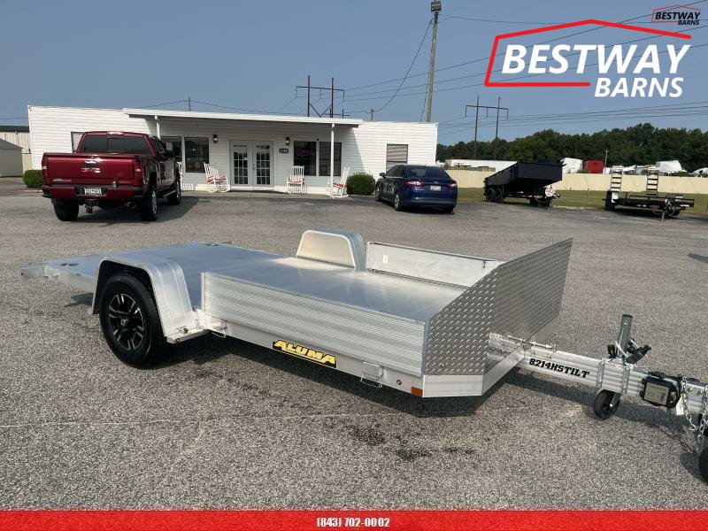 New 2026 Aluma 8214HS TILT Sling Shot Car Hauler