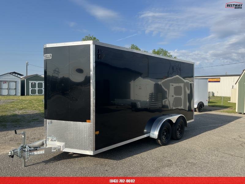 New 2025 Alcom XLT 7X16 ALUMINUM Enclosed Cargo