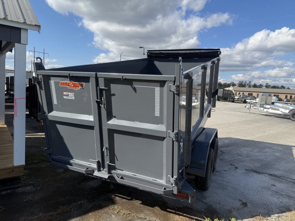 New 2026 Down 2 Earth Trailers 6 X 12 10k High Side comercial Dump